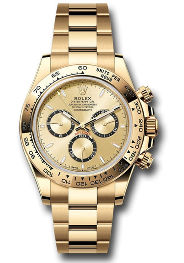 Rolex Daytona Cosmograph Daytona Golden Index Dial Oyster Bracelet 126508 - WatchesOff5th